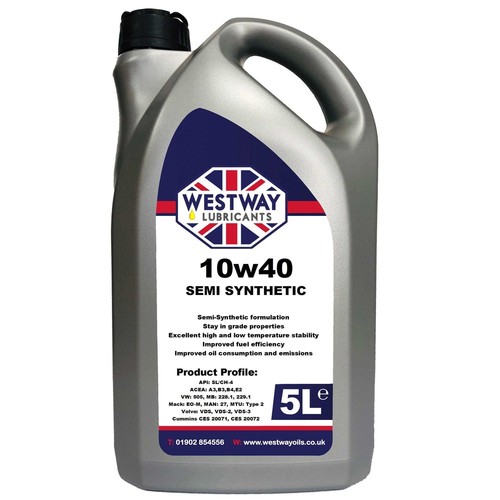 10w40 semi synthetic - 10w40, semi-synthetic
