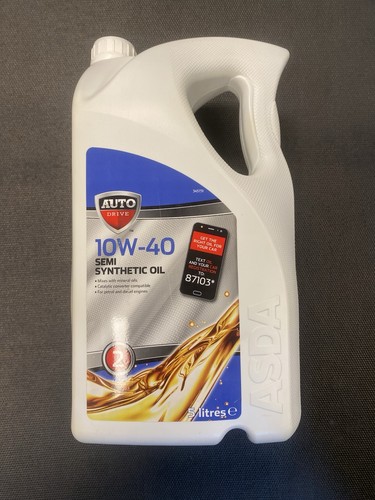 10w semi synthetic oil 5ltr - 10w-40,