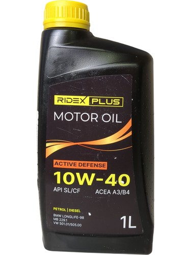 Ridex plus motor oil 10w - ridex, 10w-40